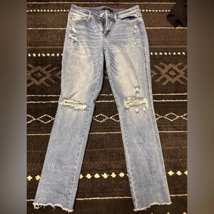 Flying Monkey Mid Rise Ankle Jeans